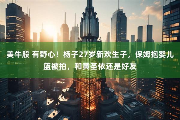 美牛股 有野心！杨子27岁新欢生子，保姆抱婴儿篮被拍，和黄圣依还是好友