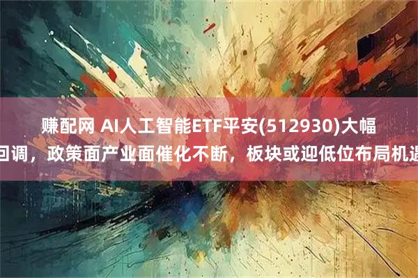 赚配网 AI人工智能ETF平安(512930)大幅回调，政策面产业面催化不断，板块或迎低位布局机遇